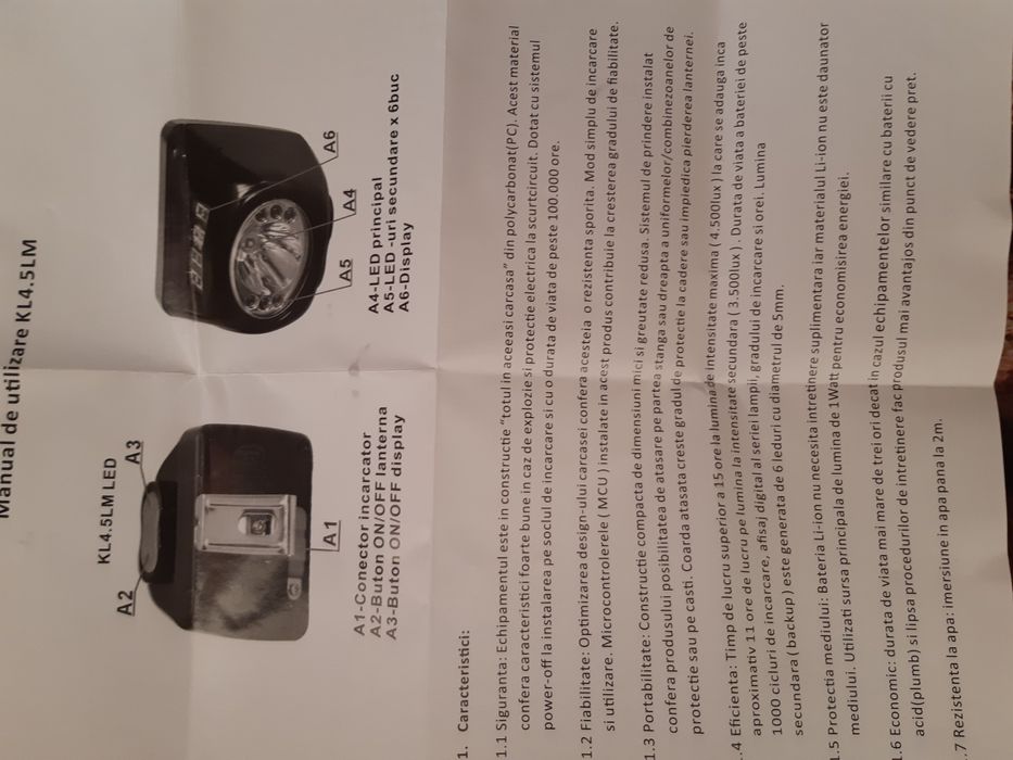 Lanterna profesională KL 4,5 LM