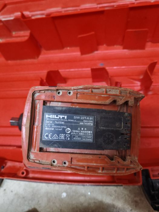 Mașina de infiletat cu impact Hilti profesional