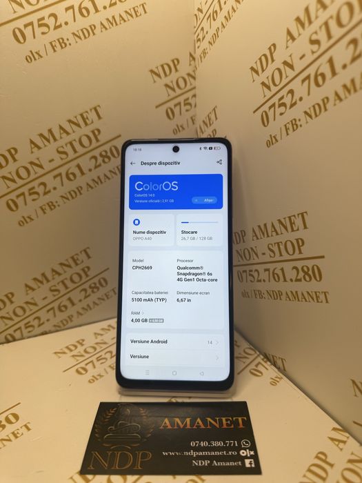 NDP Amanet Braila Oppo A40(54098)
