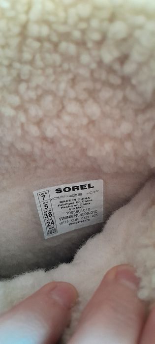 Cizme Sorel, Noi, marimea 38, brant: 24 cm