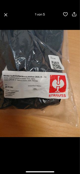 Engelbert Strauss winter softshell jacket 2XL