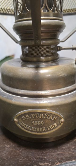 Ретро настолна лампа S.S. Puritan 1889 (CMA - Made in Italy) – Работеща!