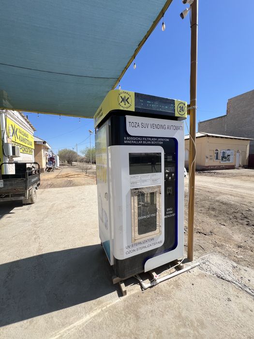 Tozalangan suv vending avtomati TAYYOR BIZNES SOTILADI NARXINI KELISH