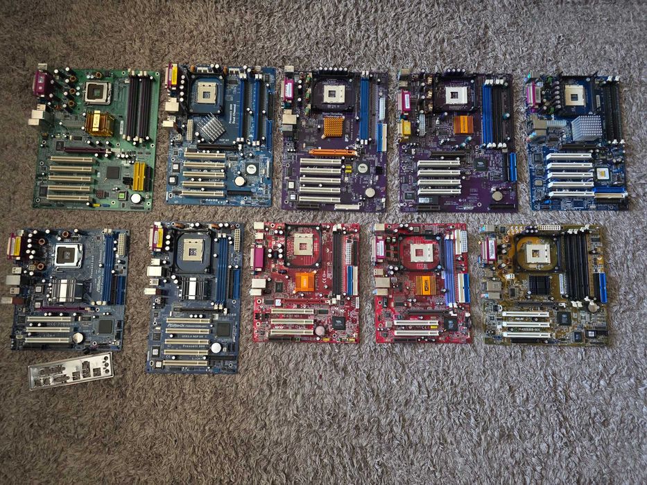 Placi de baza de colectie, socket 7 ,370 ,Slot1 , 478 , 462, 754 ,939.