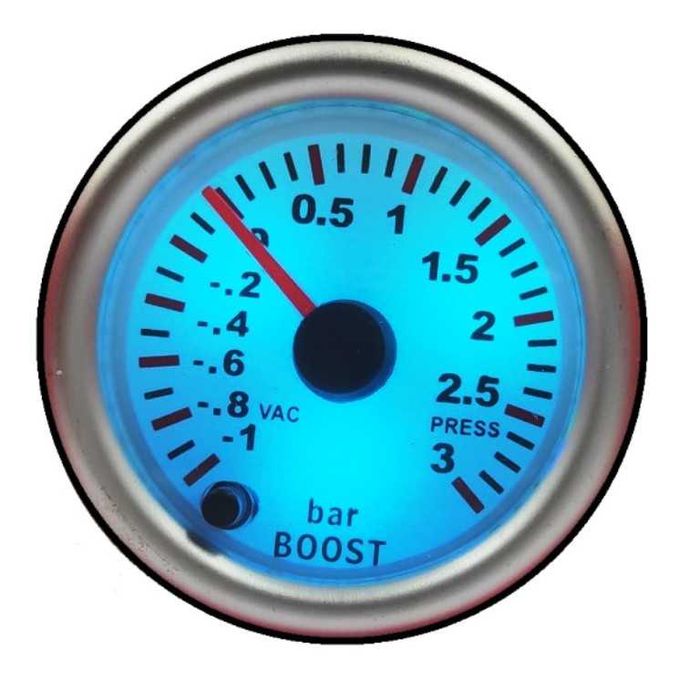 Уред за налягането на турбината Boost Meter RGB - 3 bar/52мм/7 цвята