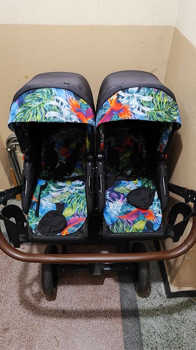 Детска количка Dorjan Quick Twin, 2 в 1 количка за близнаци