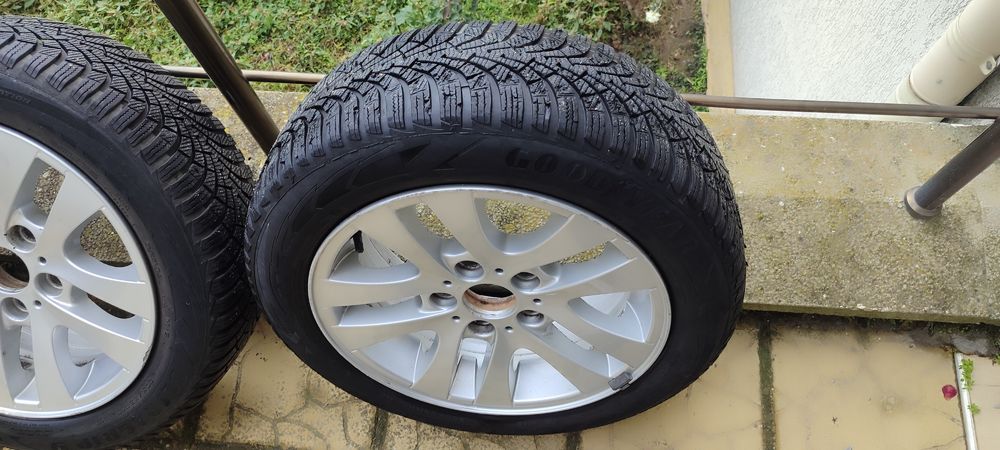 16-ки Джанти с зимни гуми 5х120 централен отвор  72.6