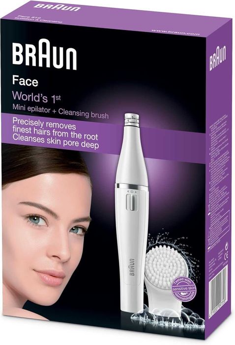 ПРОМО Нов Епилатор и Почистваща Четка за Лице Braun Face Spa 810