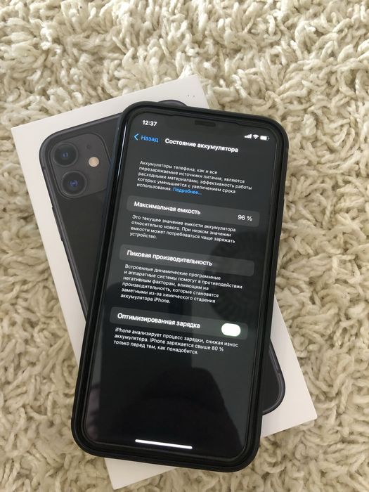 iPhone 11 Black (128gb) оригинал