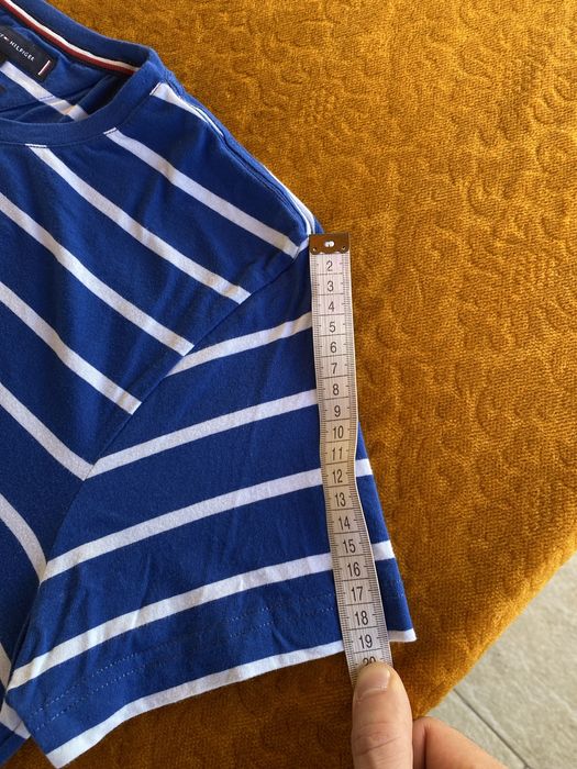 Tricou tommy hilfiger slim fit organic cotton bumbac tshirt