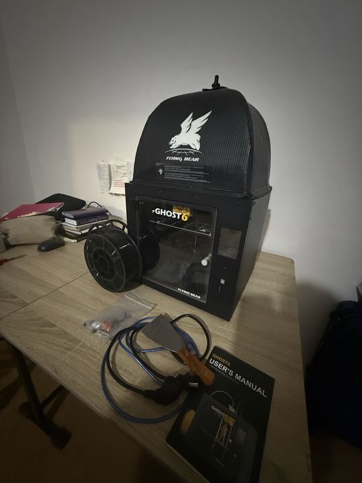 3D-принтер почти новый + 2 катушки пластика в подарок
