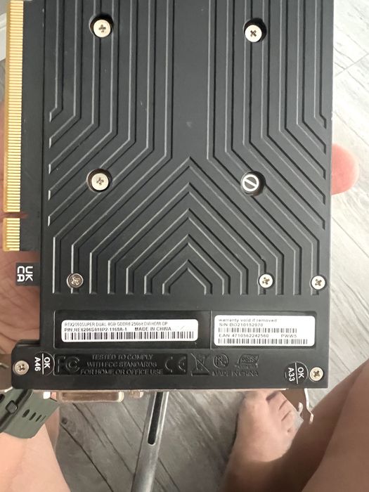 Видеокарта Palit RTX 2060 Super 8gb Dual