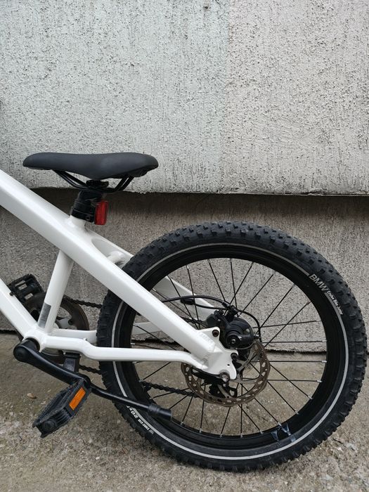 Bicicleta copii BMW JUNIOR 20 Zoll, frane disc alb perlat 6-9 ani