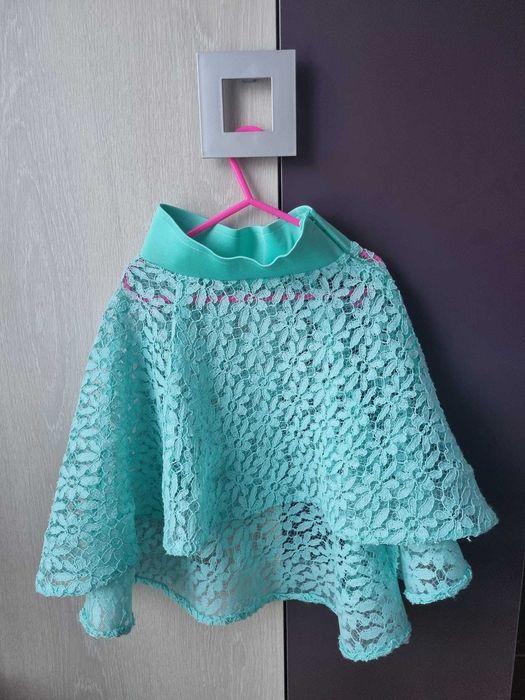 Set rochita 3 piese, dansuri sportive, verde menta, 8-9 ani, 13-14 ani
