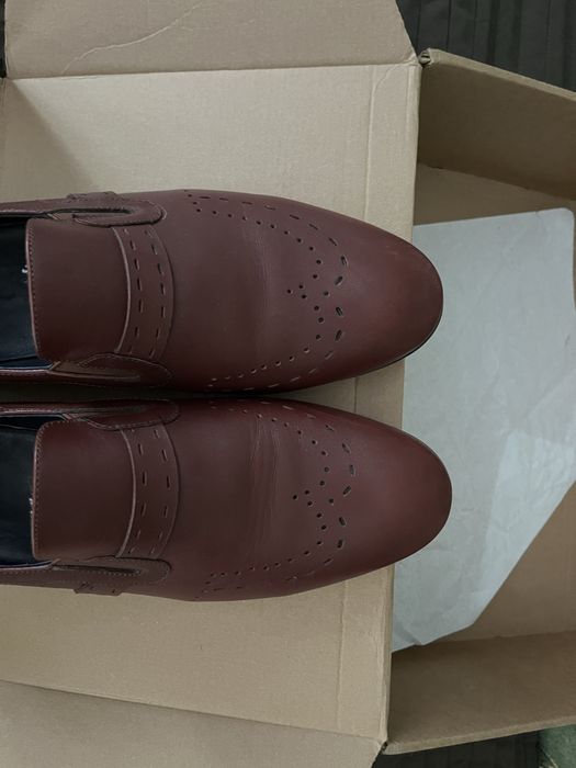 Кожанные туфли Заря