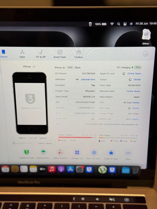 iPhone 4s iOS 8.4