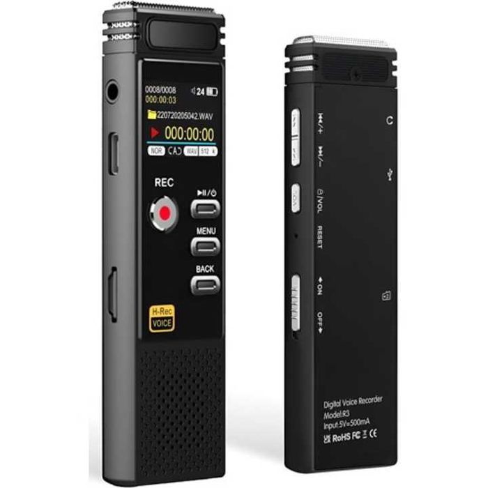 Reportofon Digital Profesional, 16GB, Ecran Color,Reducere Zgomot