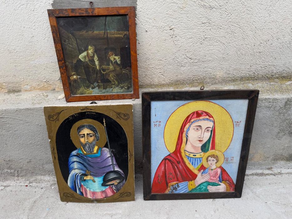 Tablouri picturi lemn pictori diferite modele