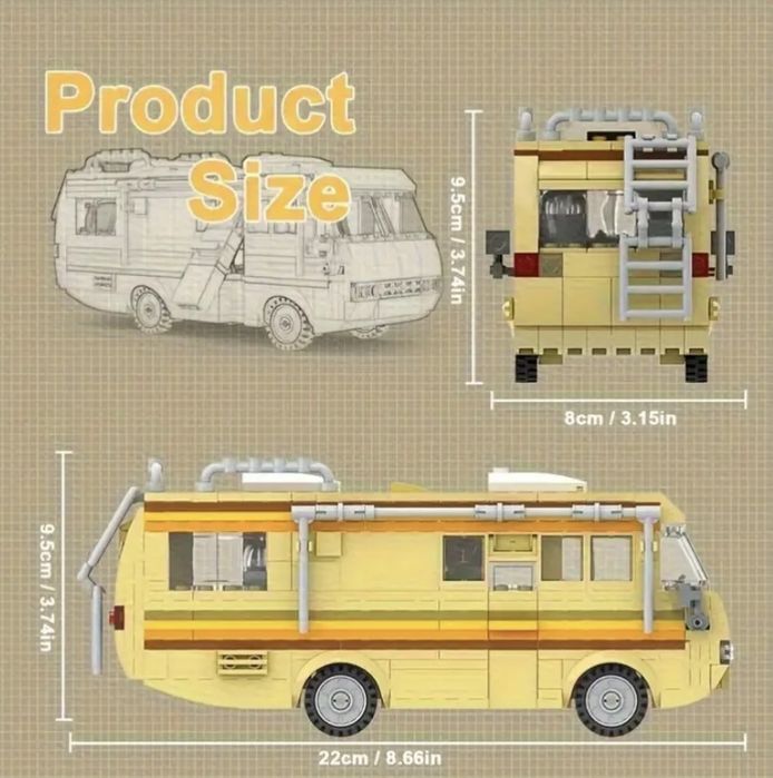 Lego rulota Breaking Bad 360 de piese