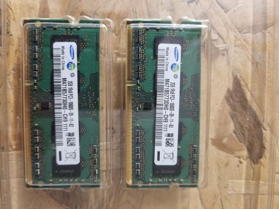 4 GB (2x2GB) DDR3 SODIMM Samsung
