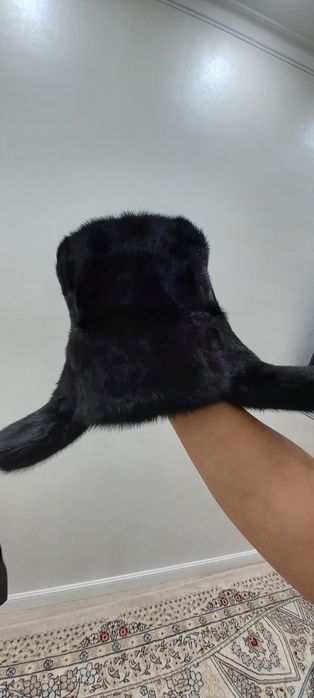 Шапка-ушанка норковая