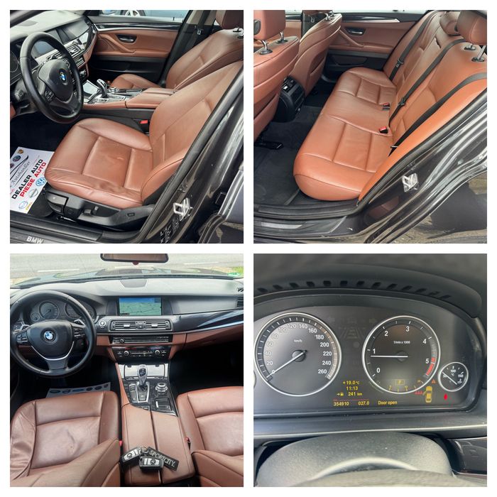 Bmw 520d F10 **xenon**piele**navi mare**Rate/avans zero