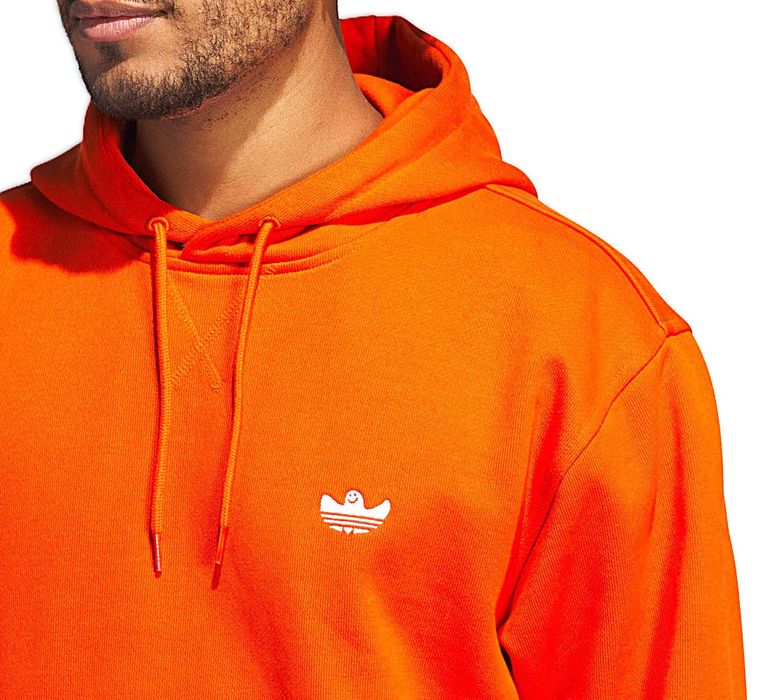 adidas Heavyweight Shmoofoil Pullover Hoodie Collegiate Orange
