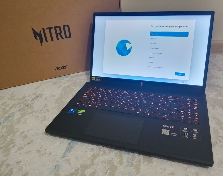 Топовый игровой ноутбук Acer Nitro V15| RTX 5050| Низкие цены
