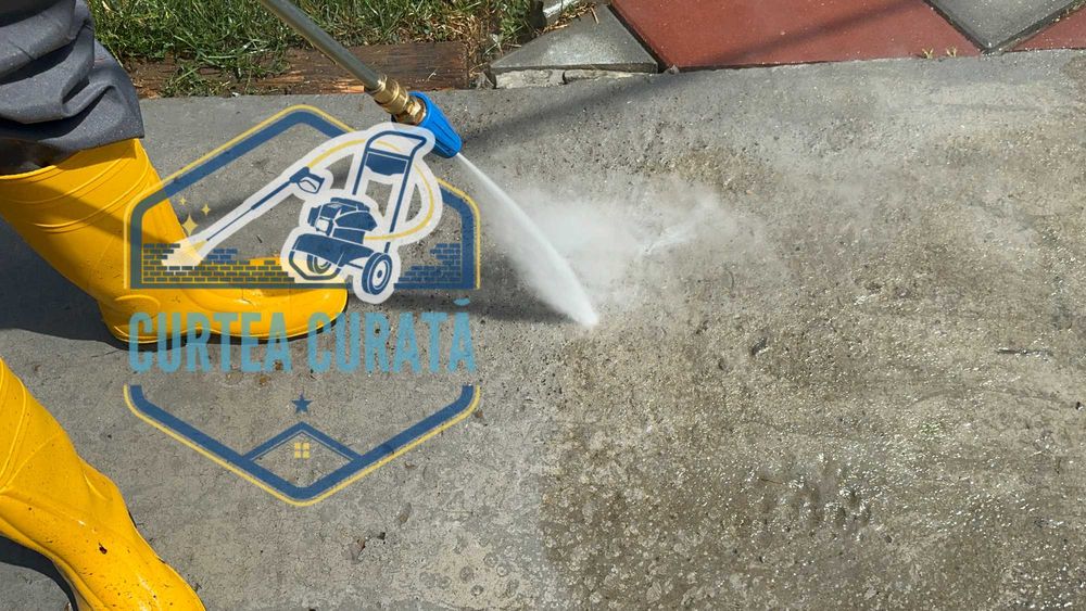 Curatare/Spalare pavele, fatada casa, acoperis,Tuns gazon, amenajare