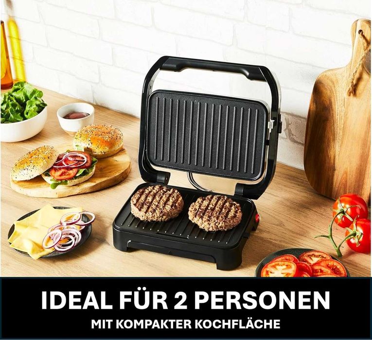 Грил скара Moulinex Inicio Compact GI270D10 (Сребрист) 1000W