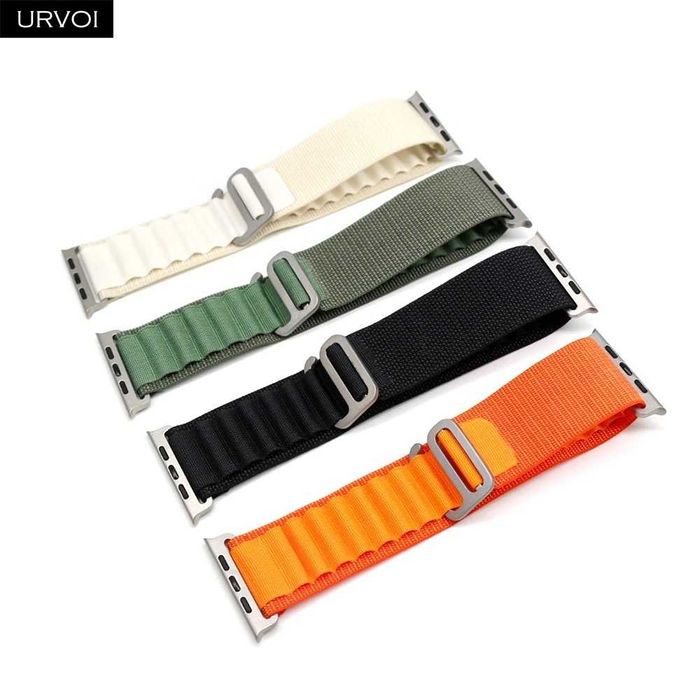 Текстилни каишки с титаниева кука за Apple Watch ULTRA/SE/11/10/9/8/7