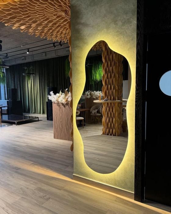 Стильные зеркала с подсветкой