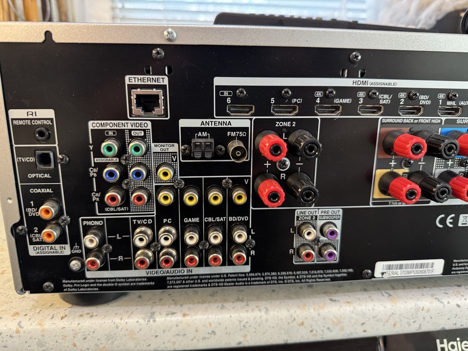 Onkyo TX-NR626 Bluetooth Wi-Fi