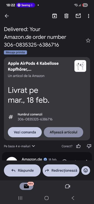 Apple AirPods 4 - Impecabile