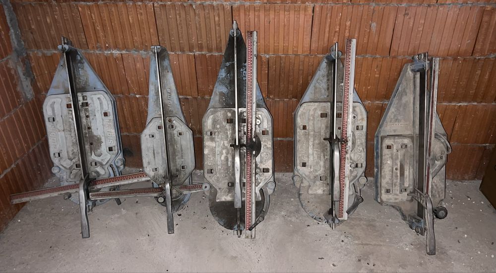 Mașini profesionale tăiat gresie/faianță Sigma – 5 bucăți, stare bună