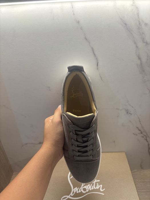 Christian Louboutin low top grey