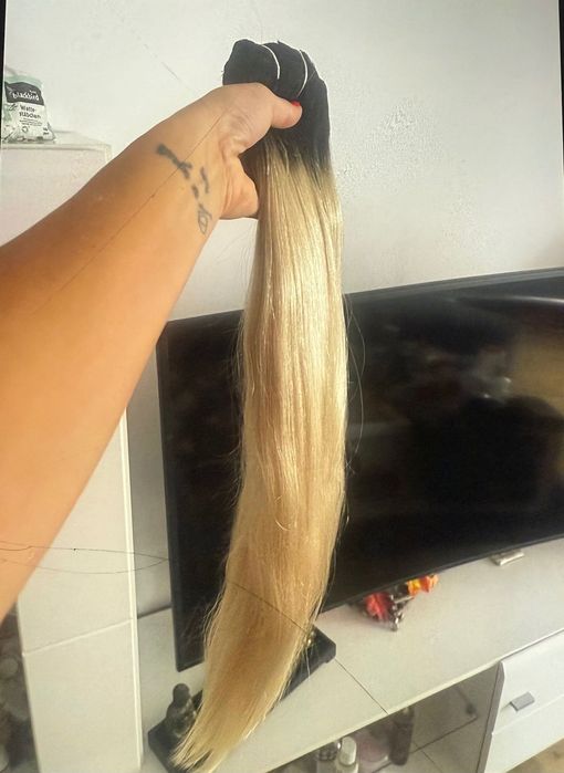 Vând extensii clip on păr natural Oskar