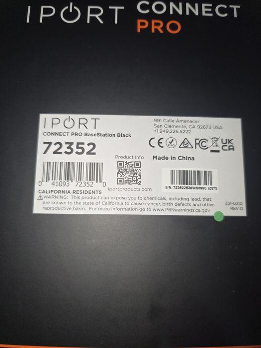 IPORT 72352 Connect PRO BaseStation Negru |