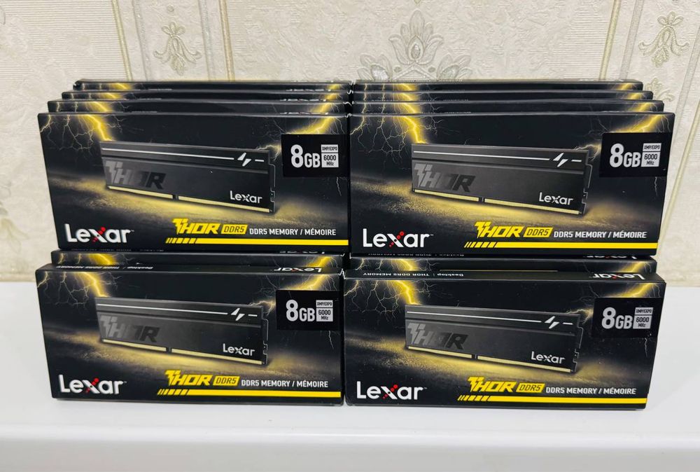 Lexar Thor DDR5 16Gb 2x8Gb 6000Mhz CL38 Black