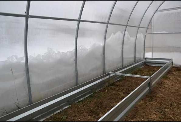 Грядка оцинкованная для дачи и сада 0,65×2 м