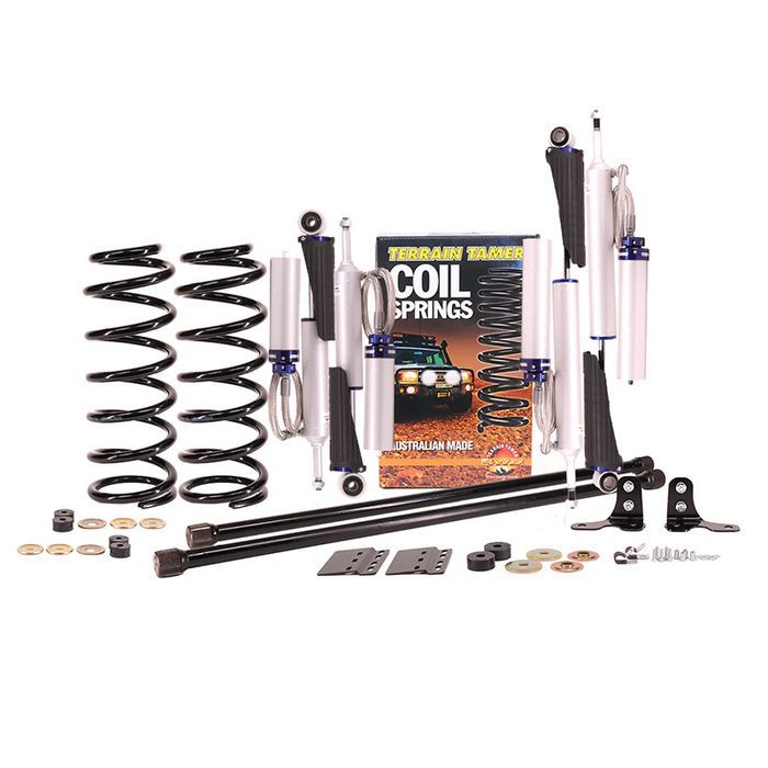 suspensie - kit complet terrain tamer pro cu rezervor reglabile +4cm land cruiser 100