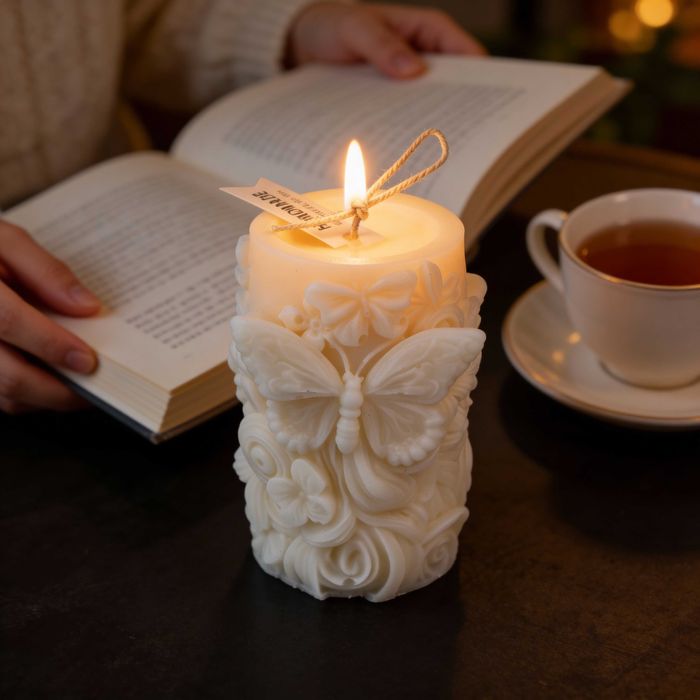 Соева свещ „Пеперуди“ – аромат Ванилия