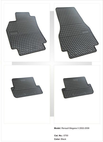Covoare cauciuc RENAULT MEGANE II 2002-2008
