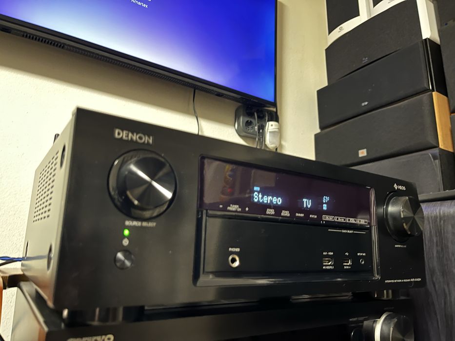 Denon AVR X1400H /4k/7.2Atmos/Airplay/Spotify/bluetooth/wifi/ARC/usb