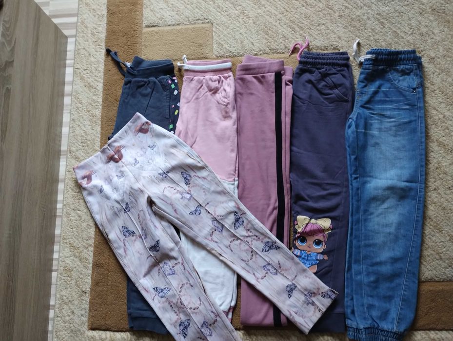 Сет есенно-зимни дрехи, размер 134 за момиче и ПОДАРЪЦИ