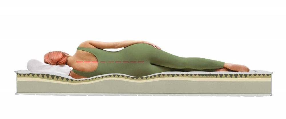 Saltea spuma cu Memorie 200x90x21 cm, Husa cu ioni de argint, NOUA