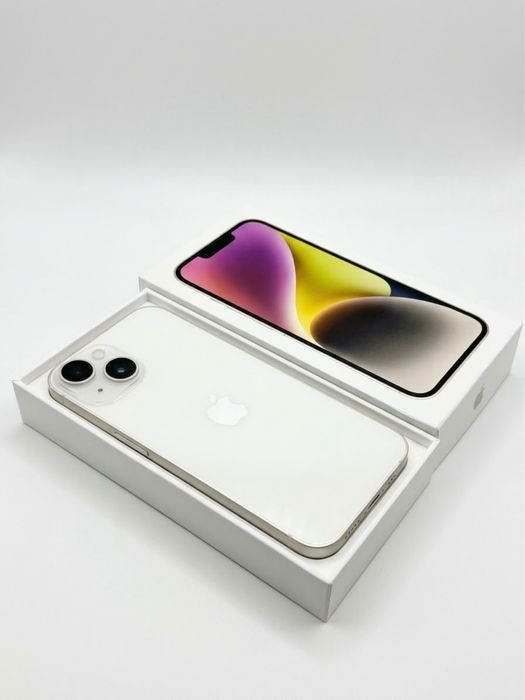 iPhone 14, 128 GB - Starlight (Бял)