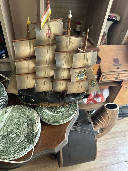 стар дървен кораб нощна лампа