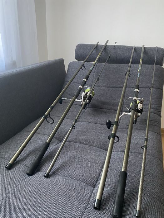 Vând lansete de crap în stare foarte bună, lansări precise și putere excelentă în drill. Mentionez faptul ca sunt folosite o singura dată !