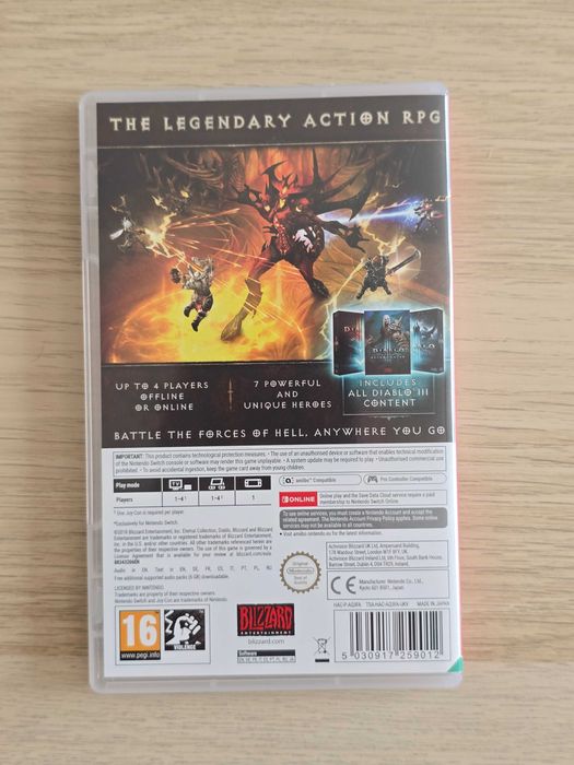 Diablo III Eternal Collection Nintendo Switch